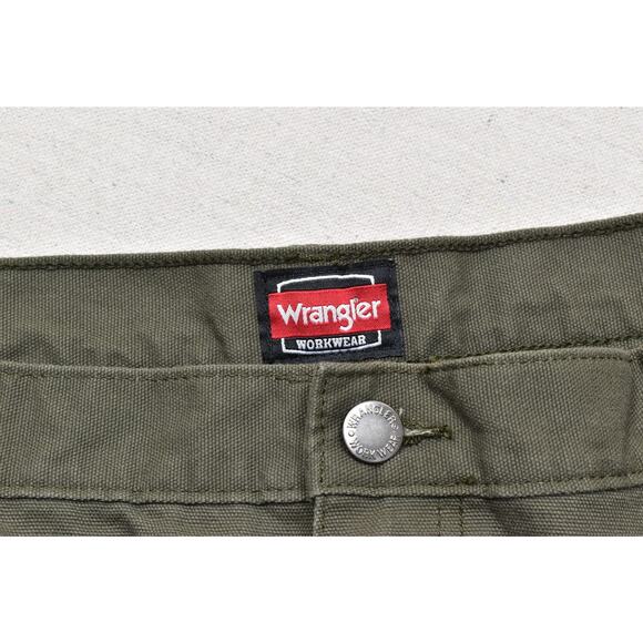 Wrangler Workwear Men's Cargo Pants Olive Green Regular Size 40x30 - Picture 5 of 8
